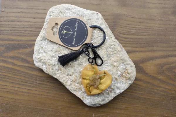 Edelweiss keychain-Gold edition