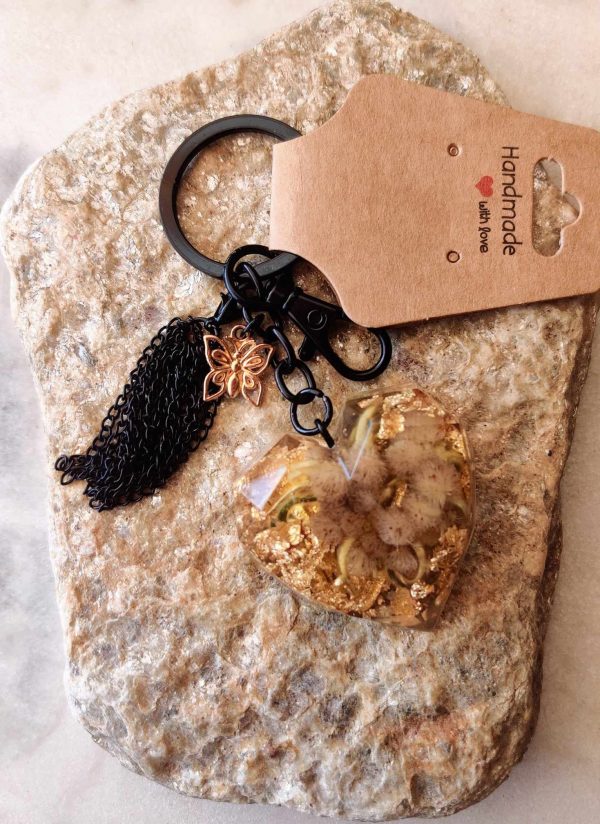 Edelweiss Keychain-Gold foil Edition