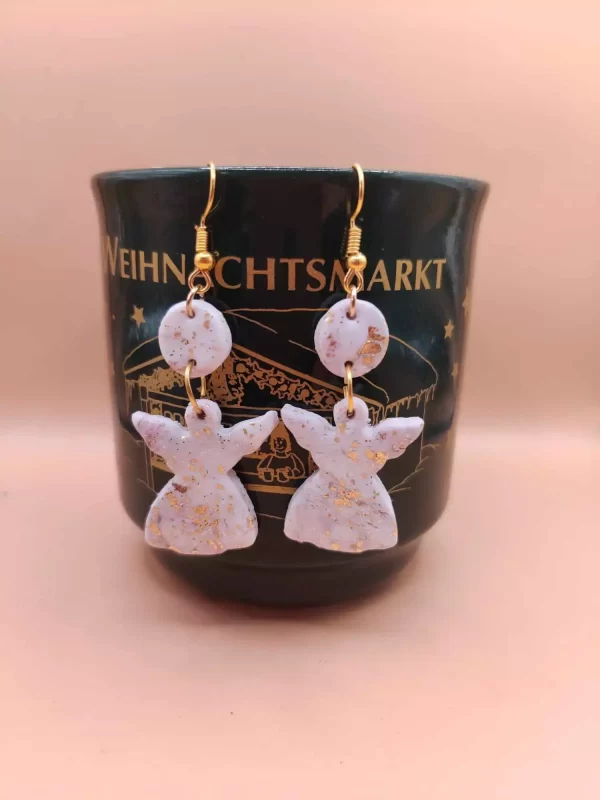 Angel👼earring(18K Gold Plated Hooks)