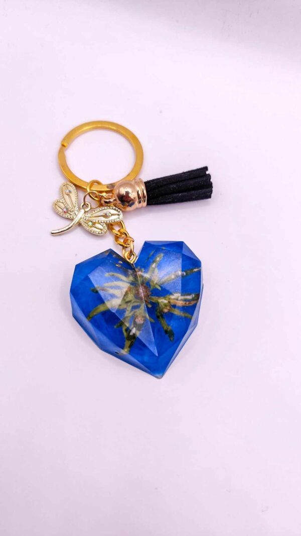 Edelweiss Keychain- Blue Edition