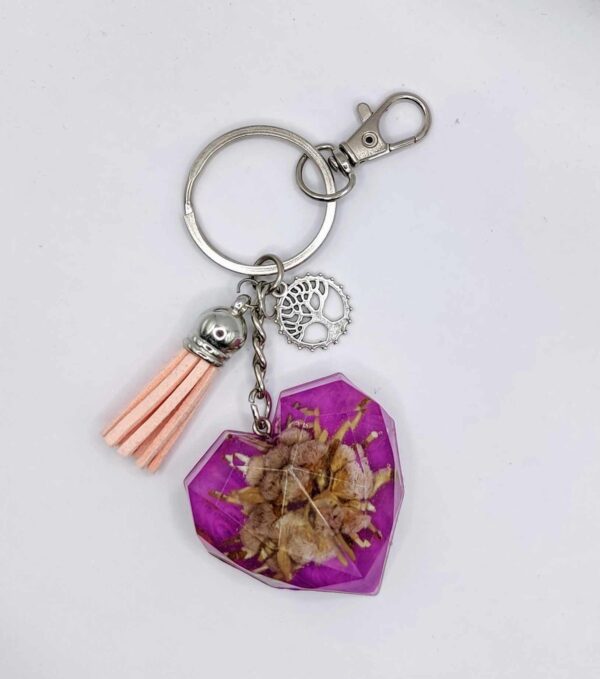 Edelweiss Keychain- Purple Edition