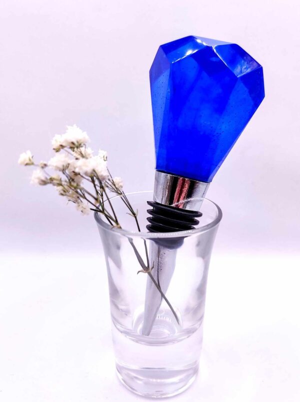 Wine bottle stopper (Blue)