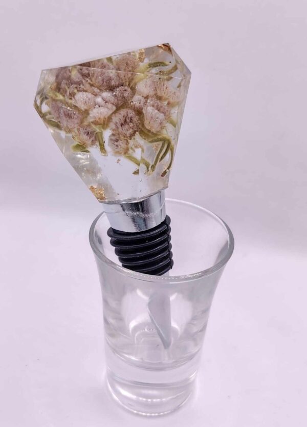 Wine bottle stopper (Edelweiss)